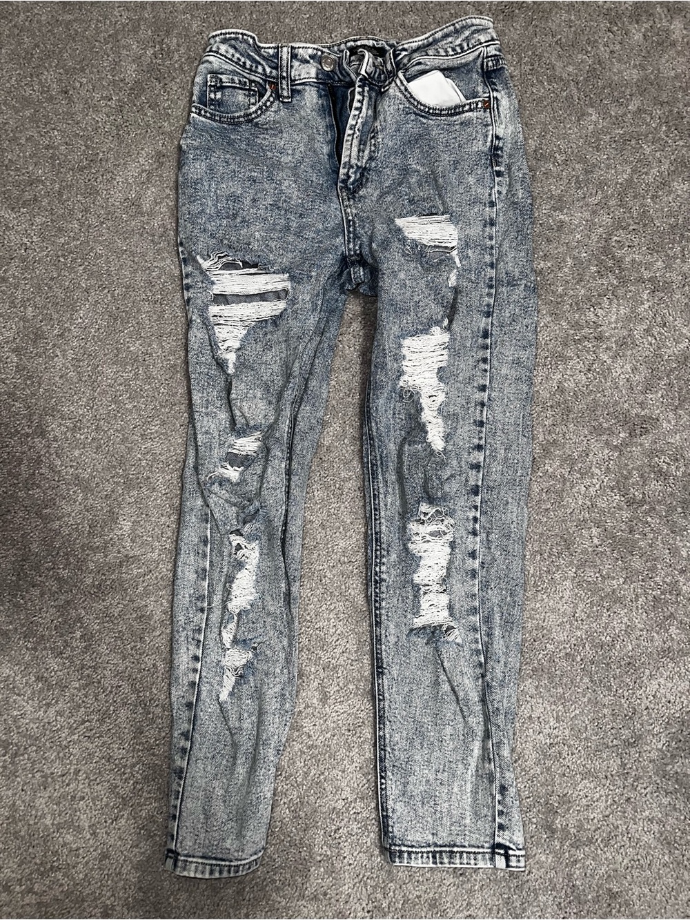 wild fable Light Blue Distressed Skinny Jeans